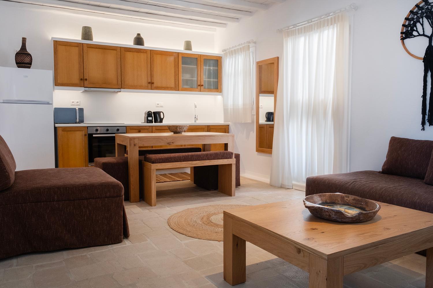 Mykonian Style W Shared Pool Houses & Nighttime Security Guard オルノス エクステリア 写真