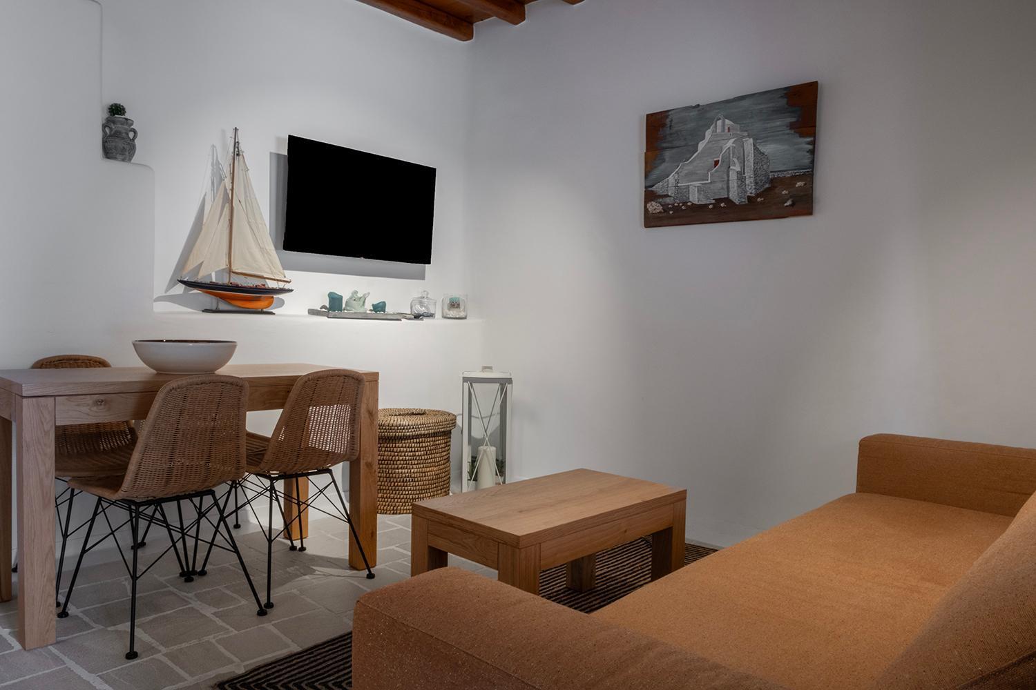 Mykonian Style W Shared Pool Houses & Nighttime Security Guard オルノス 部屋 写真